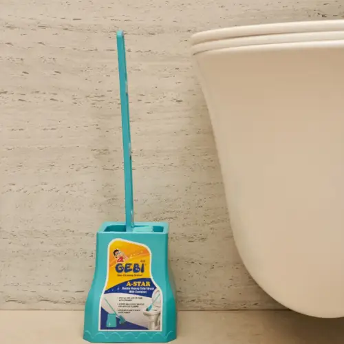 A Star Double Hockey Toilet Brush With Container